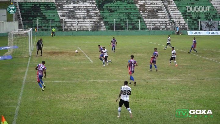 Coritiba derrota o Cascavel CR em jogo realizado em dois dias; veja os gols