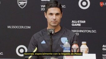 Mikel Arteta, técnico del Arsenal, fue preguntado en rueda de prensa, antes del partido de su equipo contra el MLS All-Star, por el fichaje de Messi por el Inter Miami. El entrenador no tiene duda alguna de que va a hacer mucho bien al torneo estadounidense.