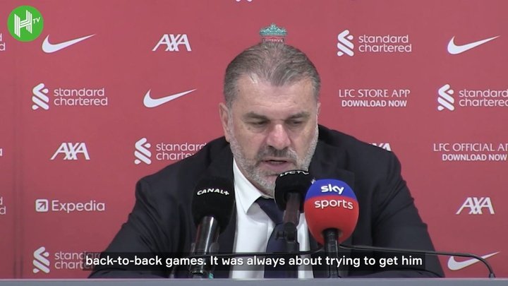 VIDEO: Postecoglou reveals why he didn't start Richarlison at Anfield