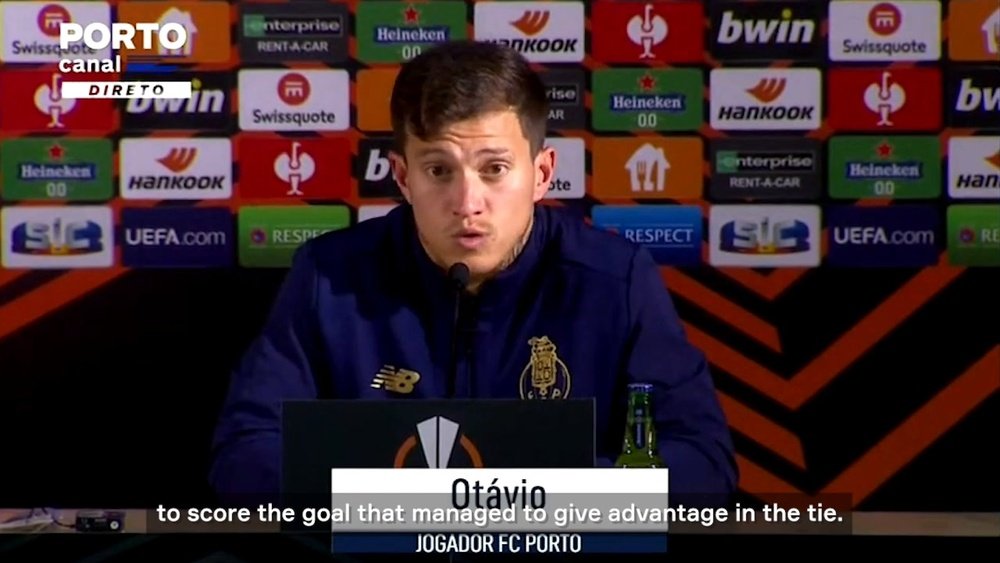 Otavio faces the media after loss. DUGOUT