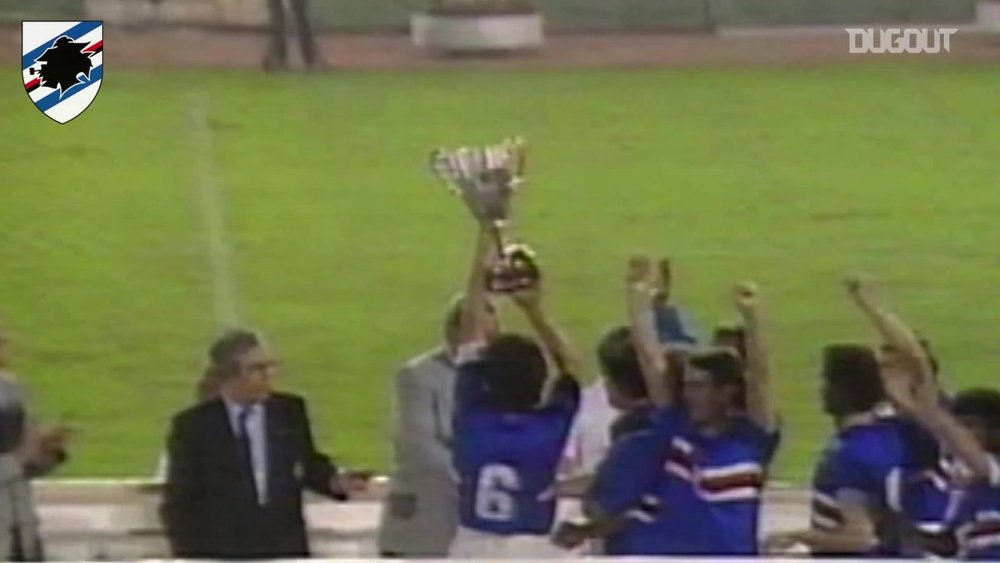 Sampdoria won the cup. DUGOUT