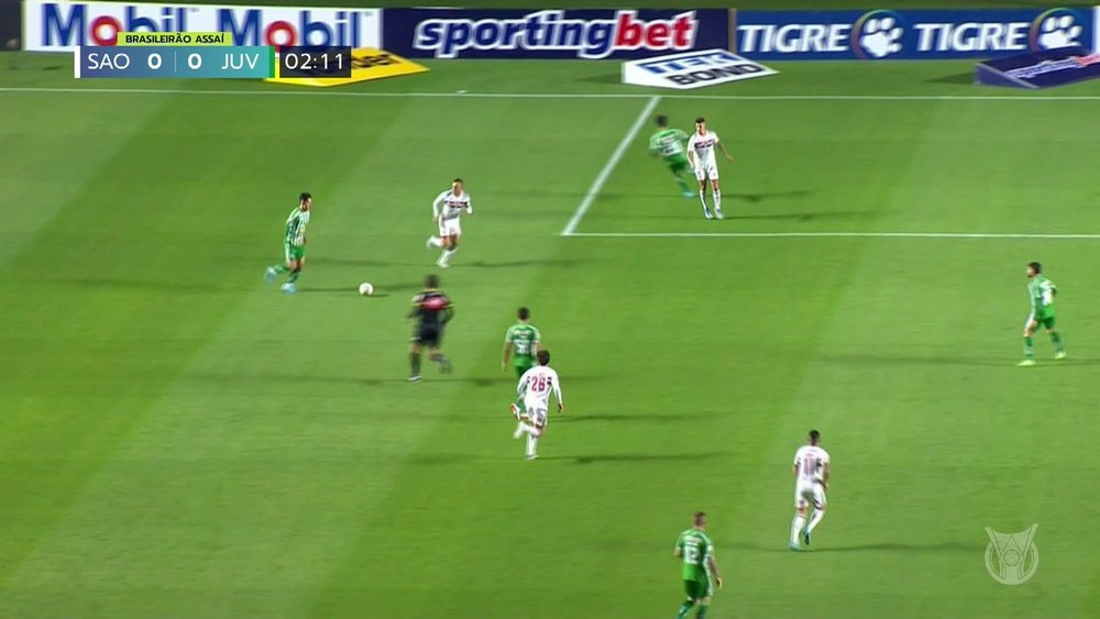 Sao Paulo and Juventude drew 0-0 in the Brasileirao. DUGOUT