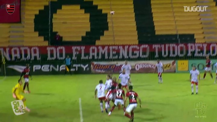 Veja os gols do Flamengo contra o Bangu em Volta Redonda