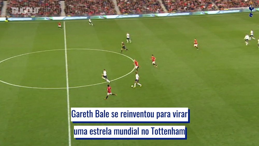 A evolução de Gareth Bale no Tottenham. DUGOUT