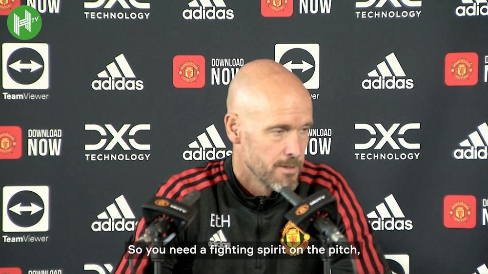 Erik ten Hag spoke ahead of Man Utd's game with Liverpool. DUGOUT