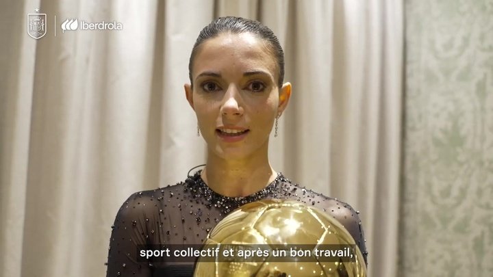 VIDÉO : Aitana Bonmatí : “Sans les moments difficiles, je n’aurais pas gagné le Ballon d’Or”