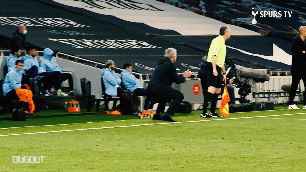 José cam: Spurs defeat Manchester City 2-0. DUGOUT