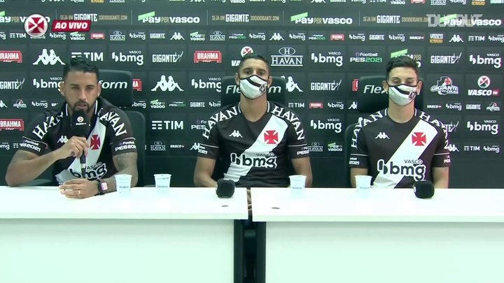 Vasco apresenta Michel, Sarrafiore e Daniel Amorim