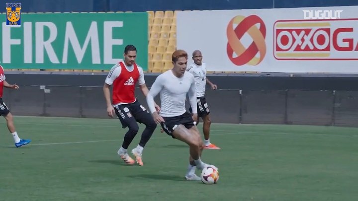 VÍDEO: la sesión de Tigres antes de jugar contra Toluca
