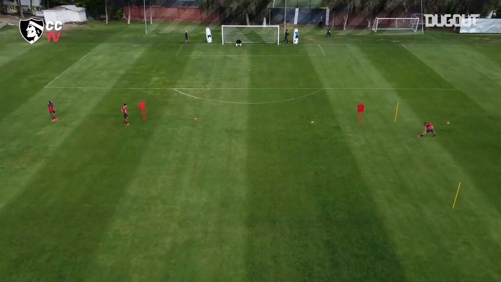 Colo-Colo prepare for their Libertadores fixture against Wilstermann. DUGOUT