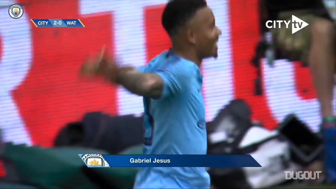 VIDEO: Gabriel Jesus' FA Cup final brace vs Watford