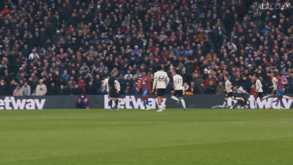 Edouard scored as Crystal Palace lost 1-3 to Liverpool. DUGOUT