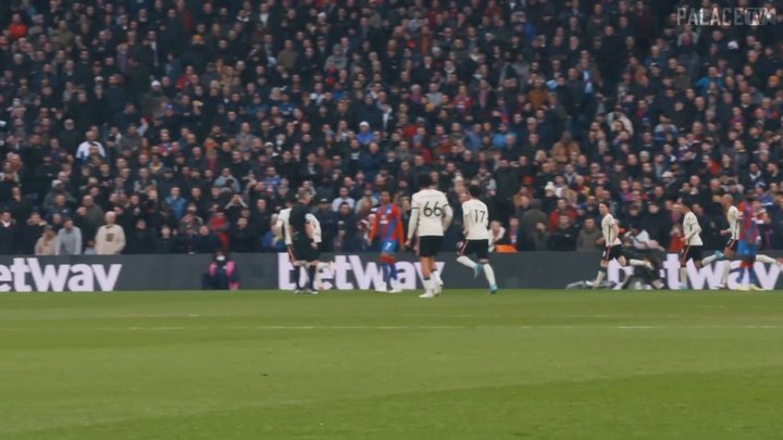 VIDEO: Pitchside as Edouard scores in Palace's defeat to Liverpool