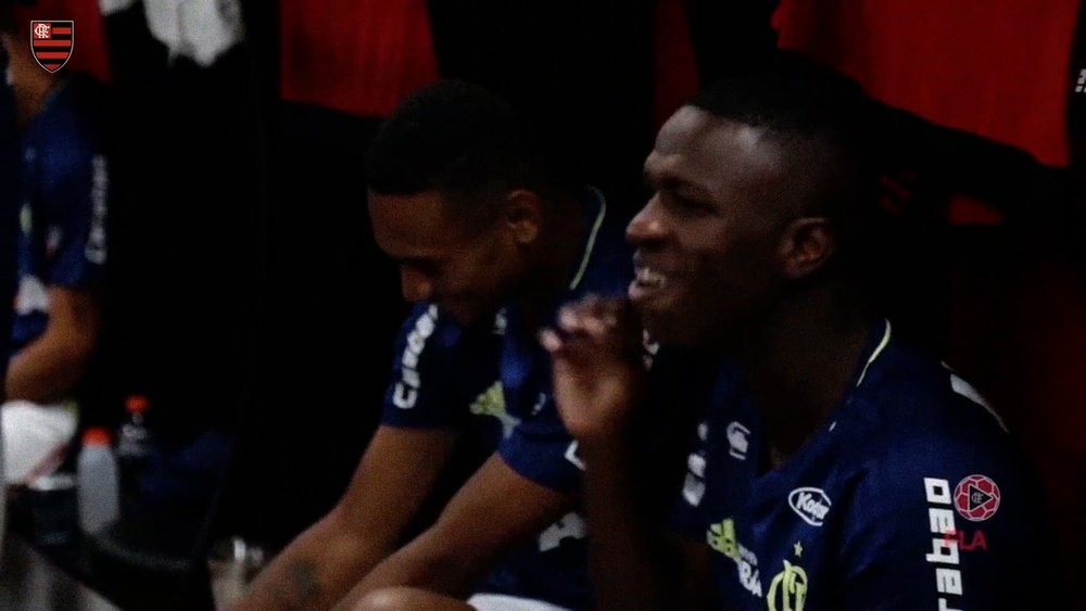 La carriera di Vinicius Jr al Flamengo. Dugout