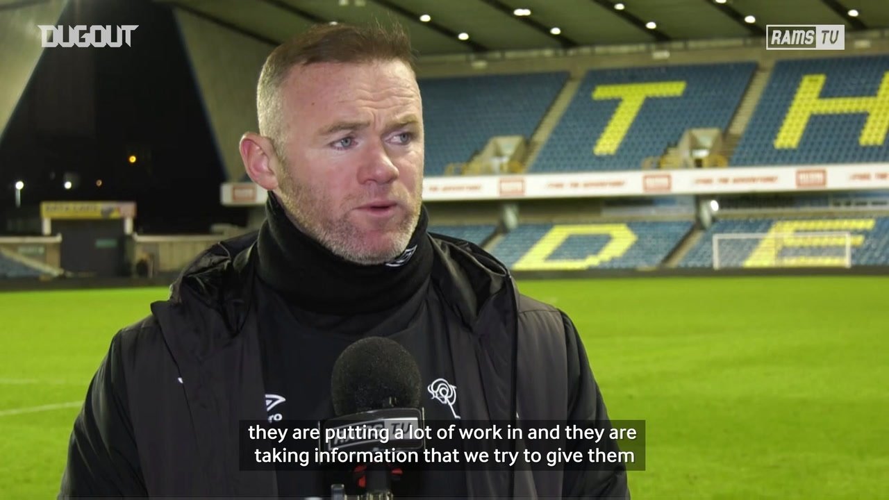 Rooney on his first win as a manager. DUGOUT
