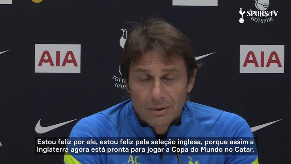 Antonio Conte comentou sobre o desempenho impressionante de Harry Kane. DUGOUT