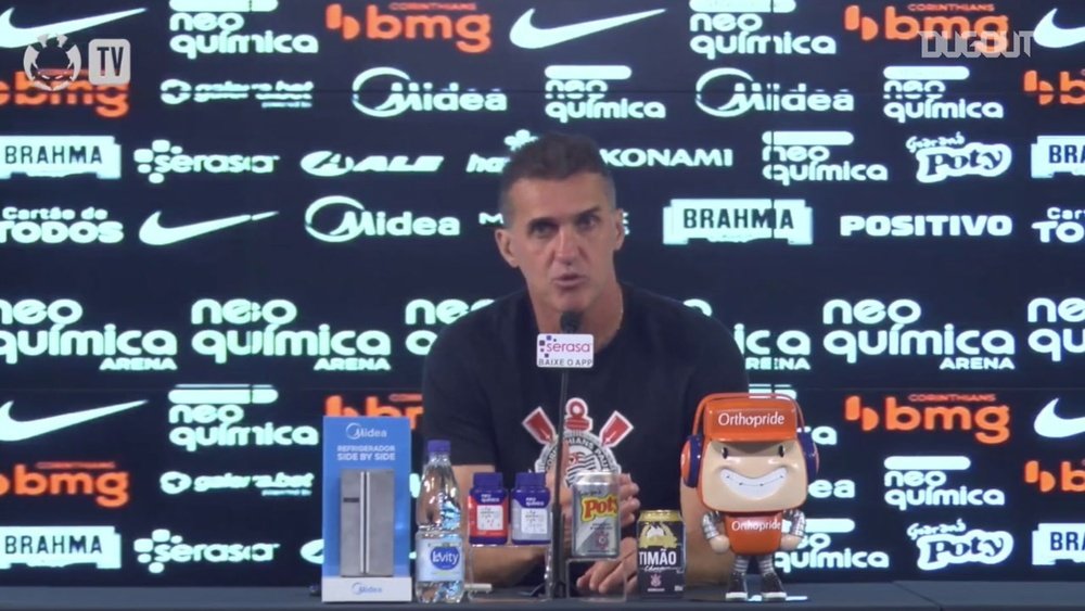 Técnico do Corinthians falou após vitória sobre a Ponte Preta. DUGOUT