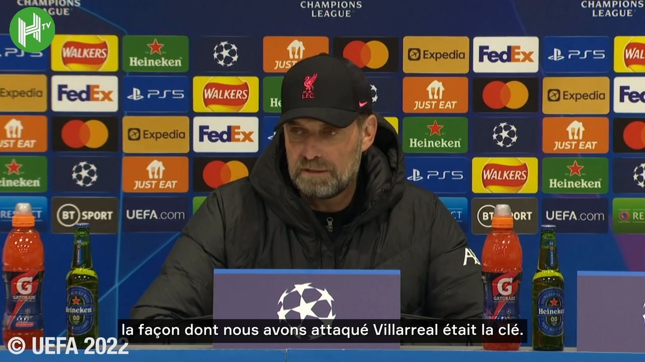 VIDÉO : Klopp se réjouit de la victoire contre Villarreal et encense Mané