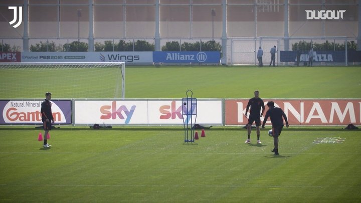 VIDEO: l'ultima sessione della Juve prima della sconfitta più dolorosa