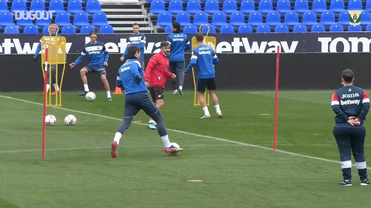 VIDEO: Asier Garitano’s first training on his return to Leganés