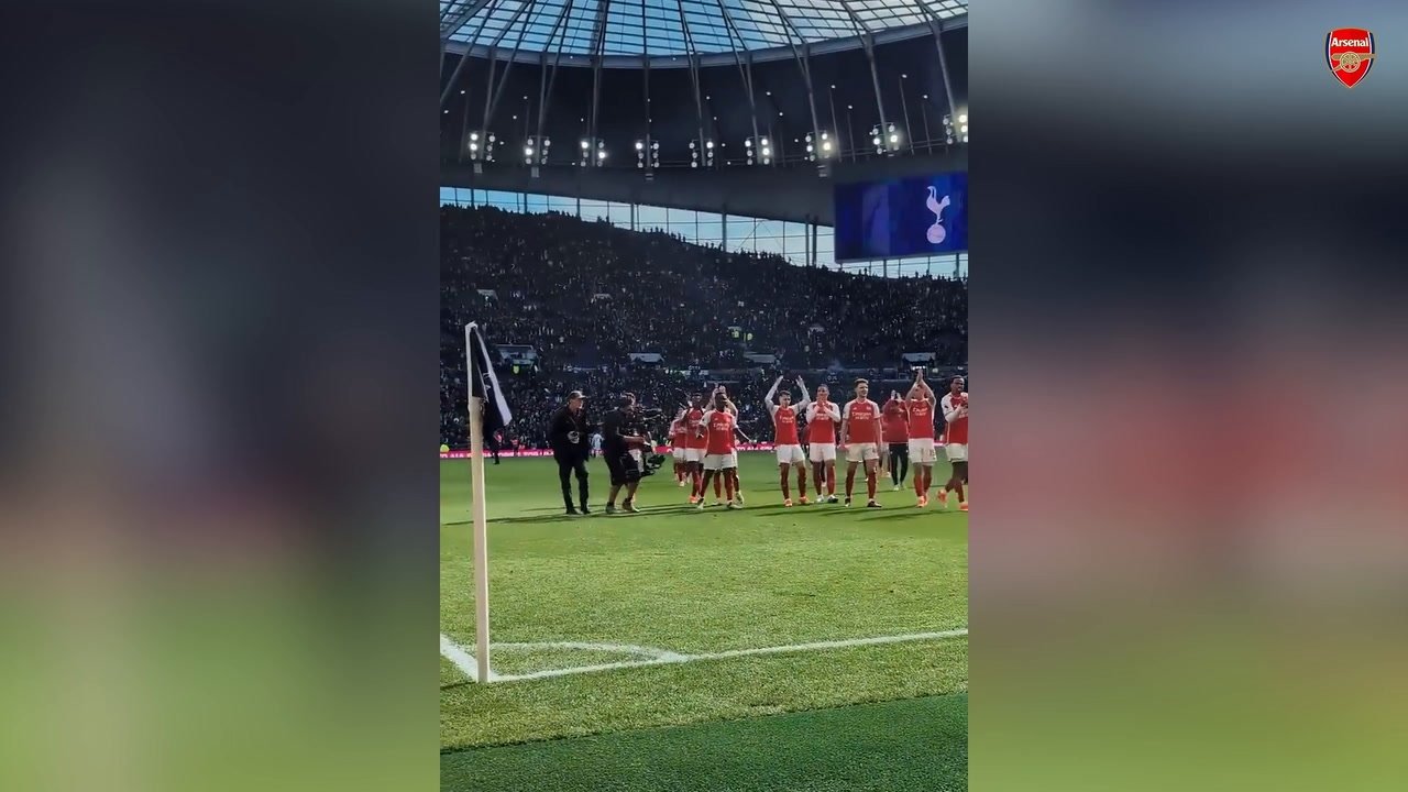 Mikel Arteta's men silenced the Tottenham Hotspur Stadium. DUGOUT