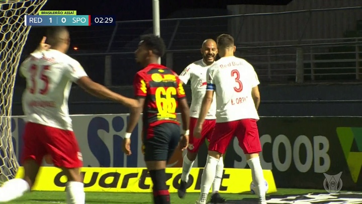 Red Bull Bragantino were too good for Sport Recife. DUGOUT