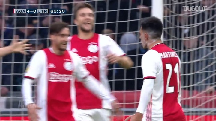 VIDEO: Lisandro Martinez finds the net as Ajax beat Utrecht