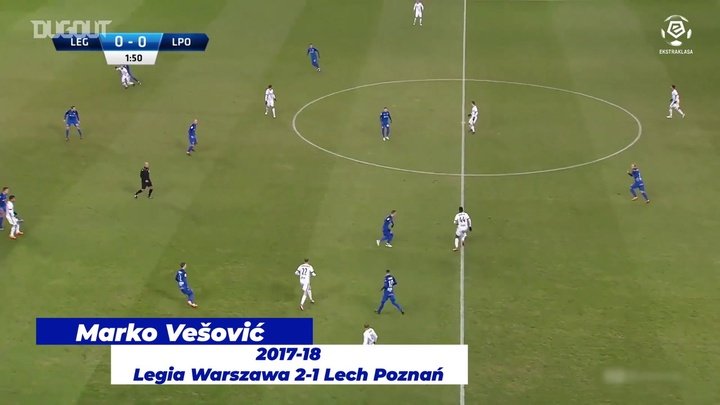 VÍDEO: golaços entre Lech Poznan e Legia Varsóvia