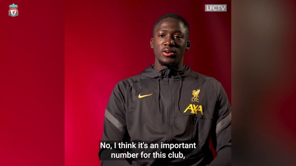 Konaté on taking the number five jersey and Liverpool aims. DUGOUT