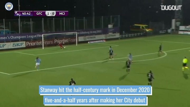 VIDEO: Georgia Stanway's first 50 goals for Man City Women