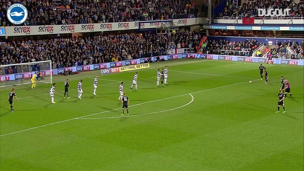 VIDÉO : le coup franc de Sébastien Pocognoli contre QPR. Dugout