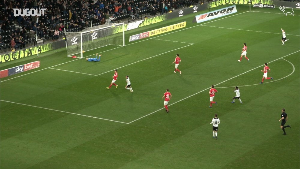 Marriott feeds Harry Wilson for superb goal against Middleborough. DUGOUT