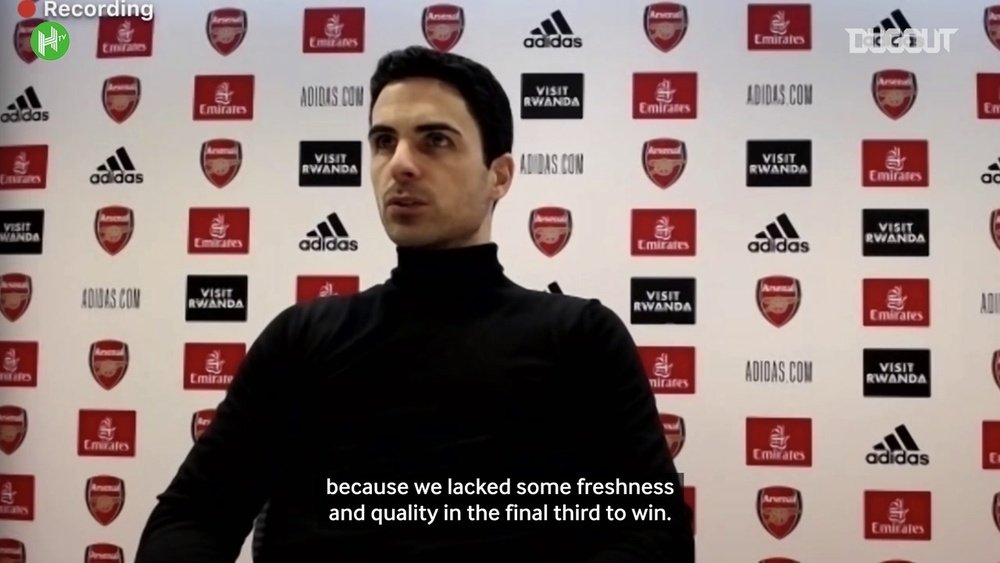 Arteta disappointed by Palace draw, discusses Özil's Arsenal situation. DUGOUT