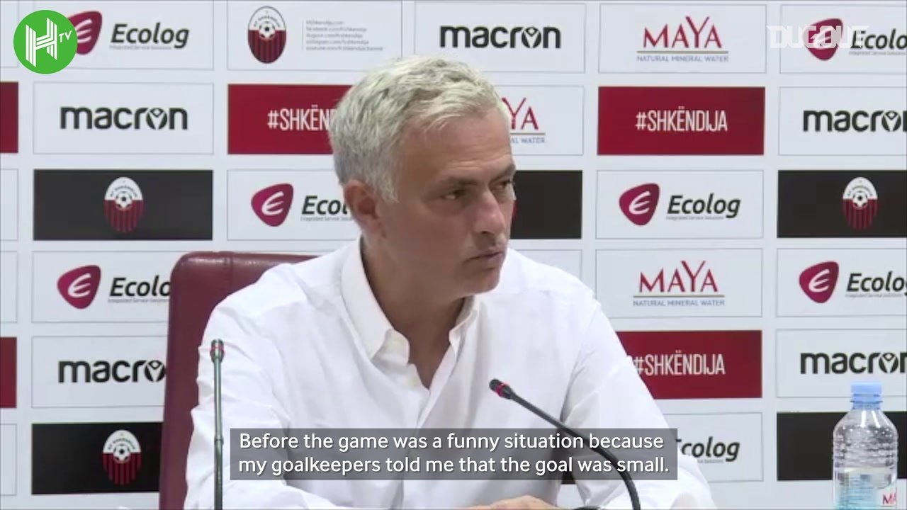 VIDEO: Mourinho reveals goalpost drama before Europa League tie
