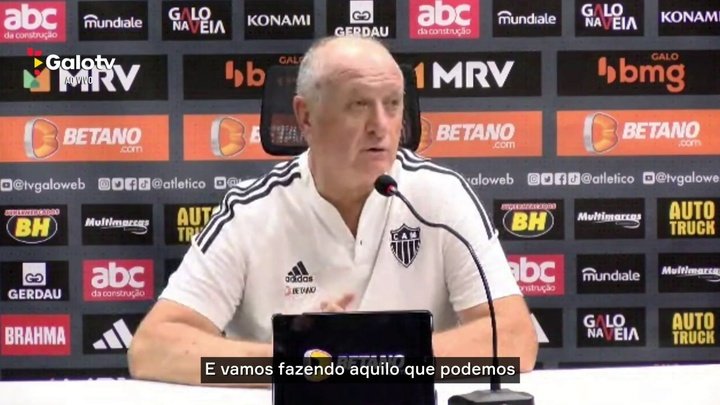 VÍDEO: Felipão comenta chances do Galo após vitória no Maracanã