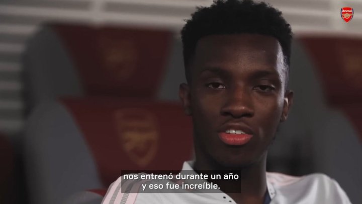 VÍDEO: la experiencia de Nketiah con Henry en el Arsenal