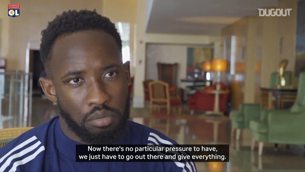 Moussa Dembele spoke ahead of the match. DUGOUT