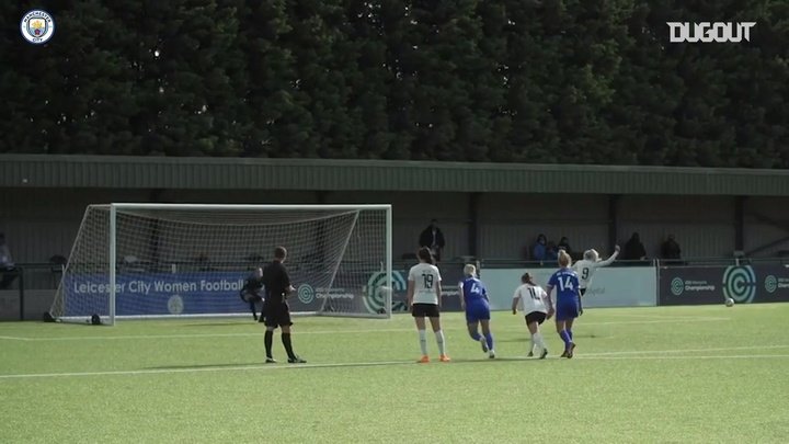 VIDEO: Stanway's superb lob secures Man City Women's win over Leicester