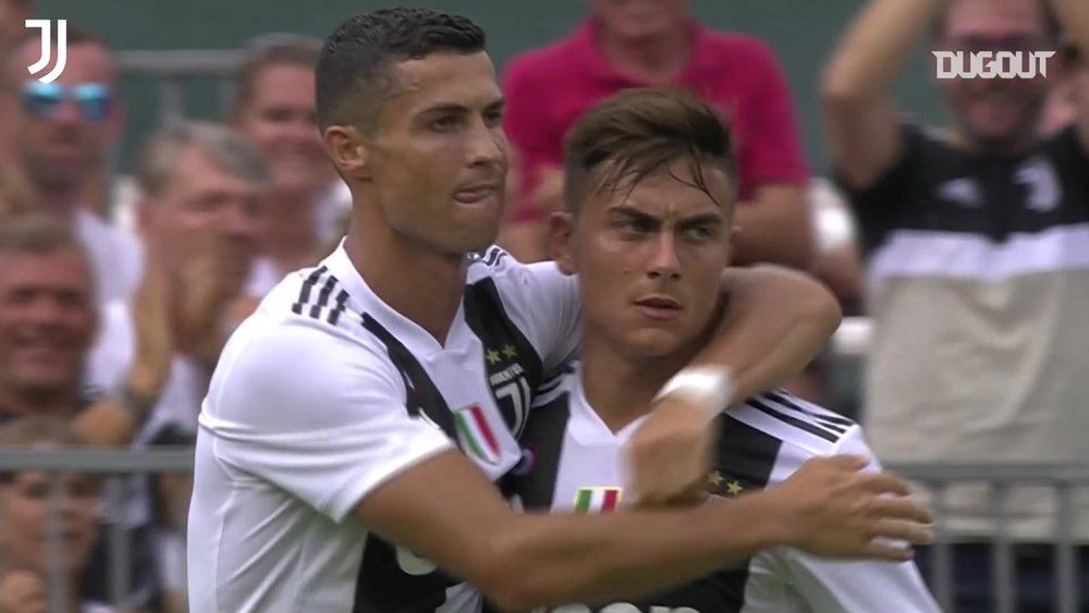 Primeiro gol de Cristiano Ronaldo pela Juventus. DUGOUT
