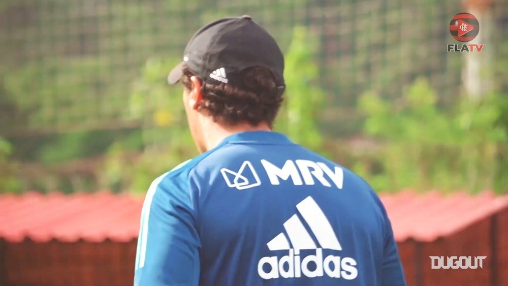 Flamengo's training session before Santos clash. DUGOUT