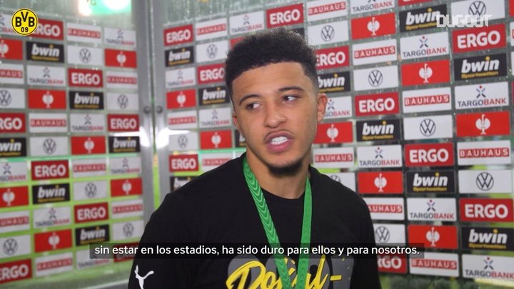 VÍDEO: Sancho no olvidará jamás la final ante el RB Leipzig