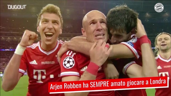VIDEO: Arjen Robben e il particolare feeling con Londra