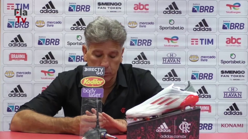 Renato Gaúcho elogia empenho do Fla em vitória sobre o Inter. DUGOUT