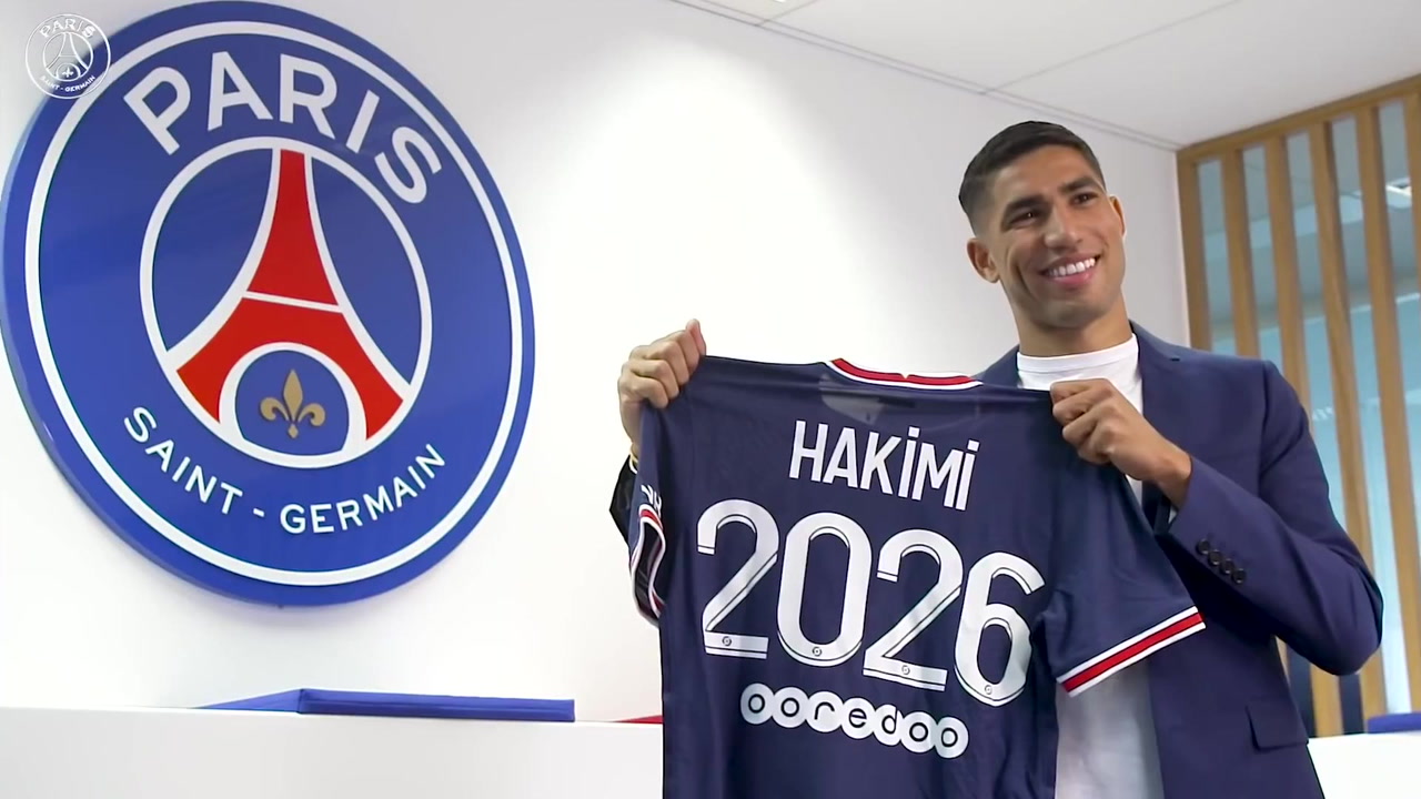 hakimi psg jersey number