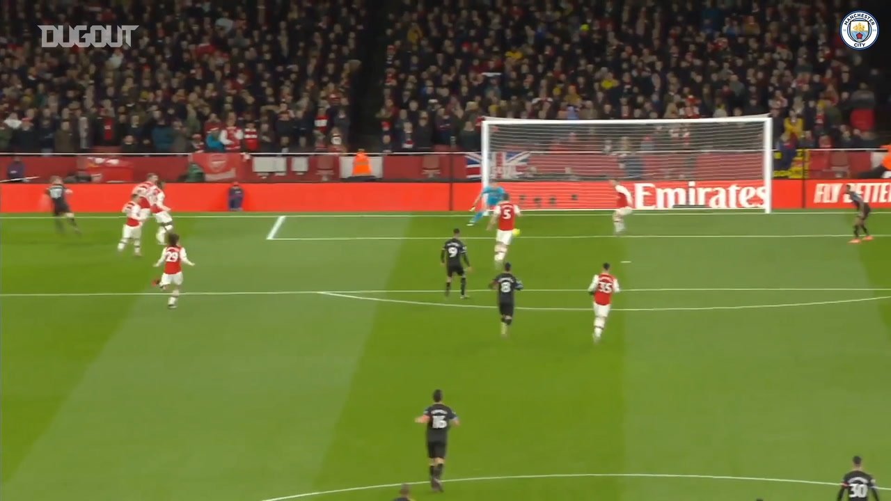 Kevin de Bruyne has shone for Man City v Arsenal in the past. DUGOUT