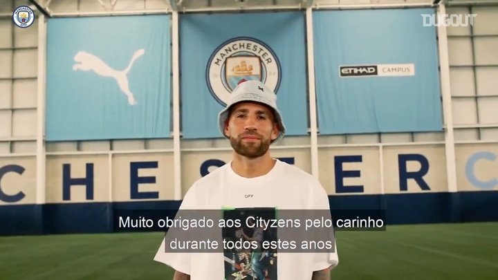 VÍDEO: Otamendi se despede do Manchester City depois de cinco anos