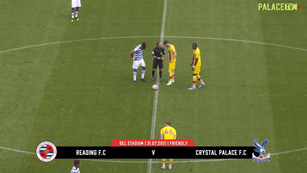 Crystal Palace won 1-3 against Reading in a pre-season friendly. DUGOUT