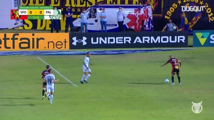 VIDEO: Palmeiras beat Sport Recife with a single goal