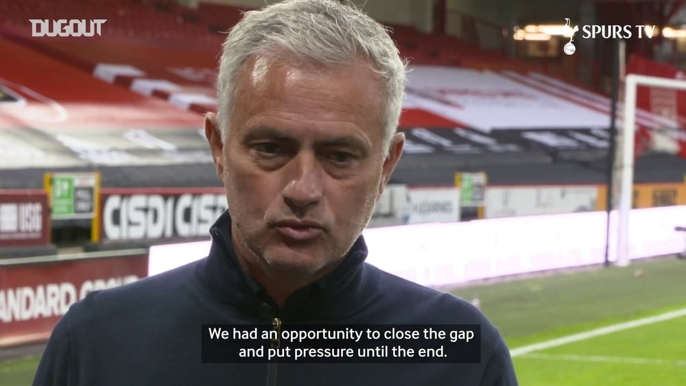 VIDEO: Mourinho voices disappointment for disallowed goal. DUGOUT