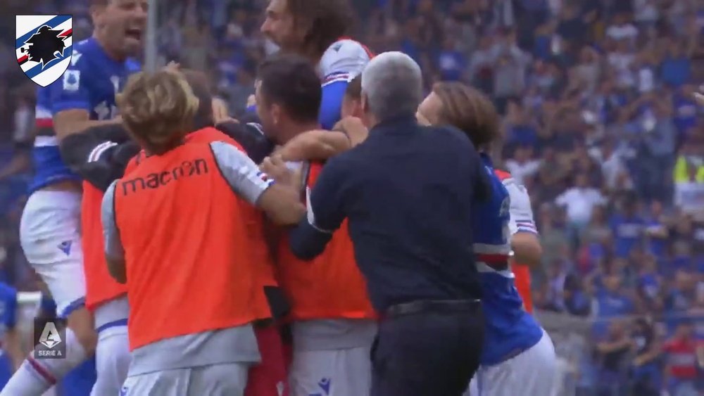 Le but exceptionnel de Candreva contre l'Udinese. Dugout